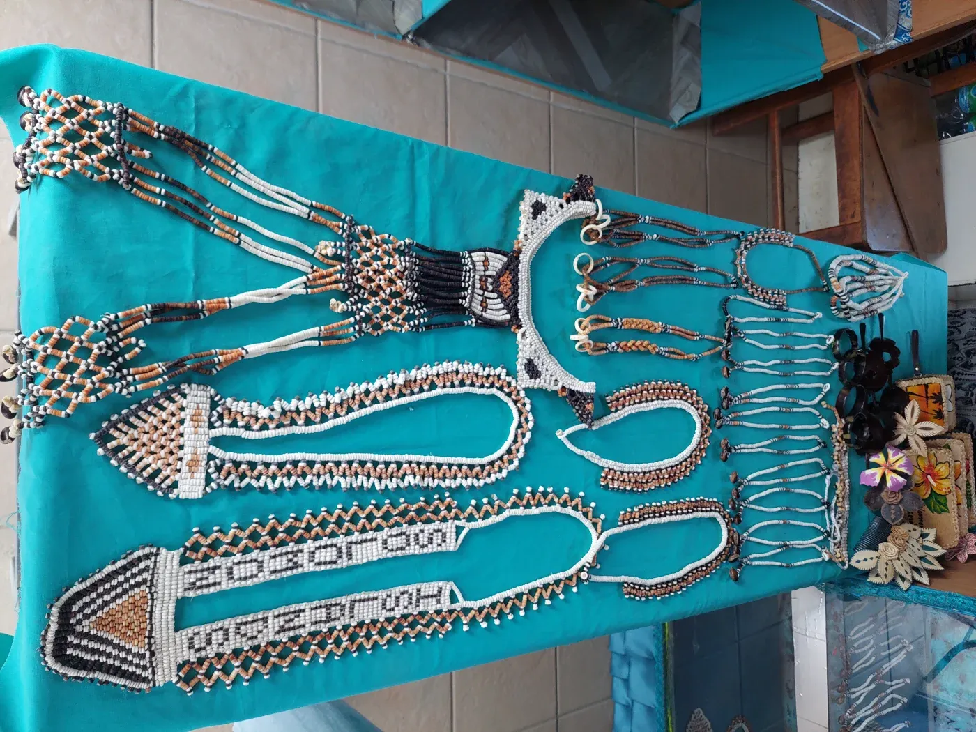 How is shell money jewellery made?